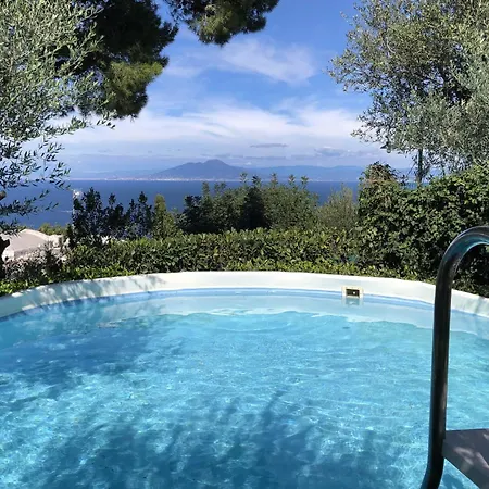 Luxury Zaffiro - Pool, Garden And Sea View 阿纳卡普里
