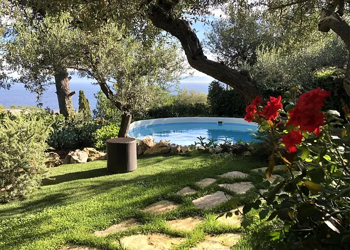 Villa Luxury Zaffiro - Pool, Garden And Sea View