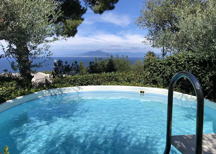 Luxury Zaffiro - Pool, Garden And Sea View 阿纳卡普里